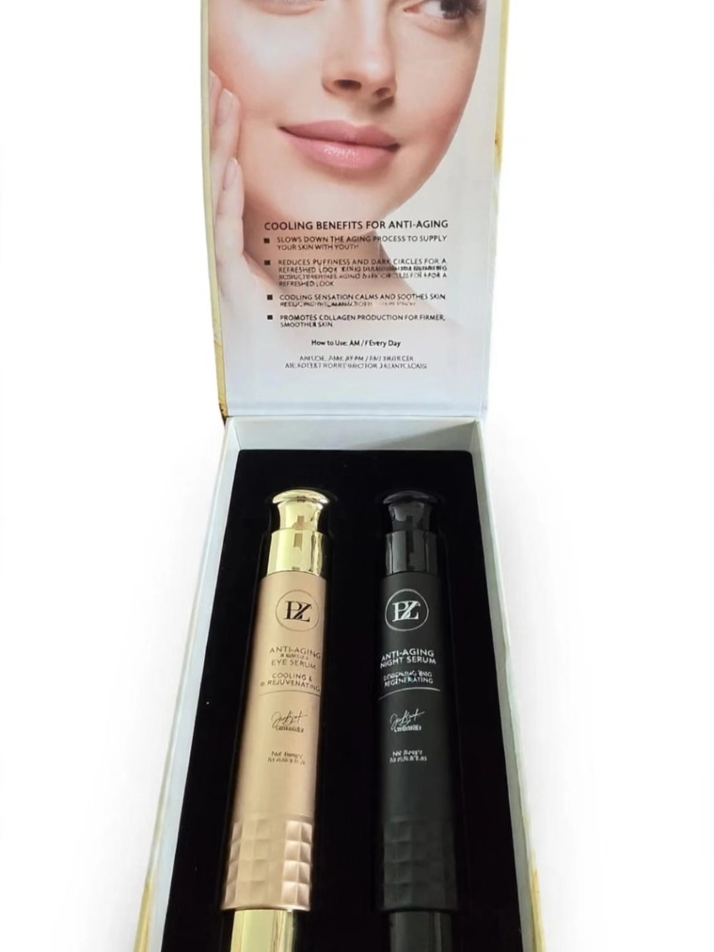 Anti-Aging Eye Cream Duo - Gold & Black